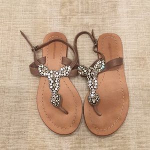 Antik Batik jeweled sandal